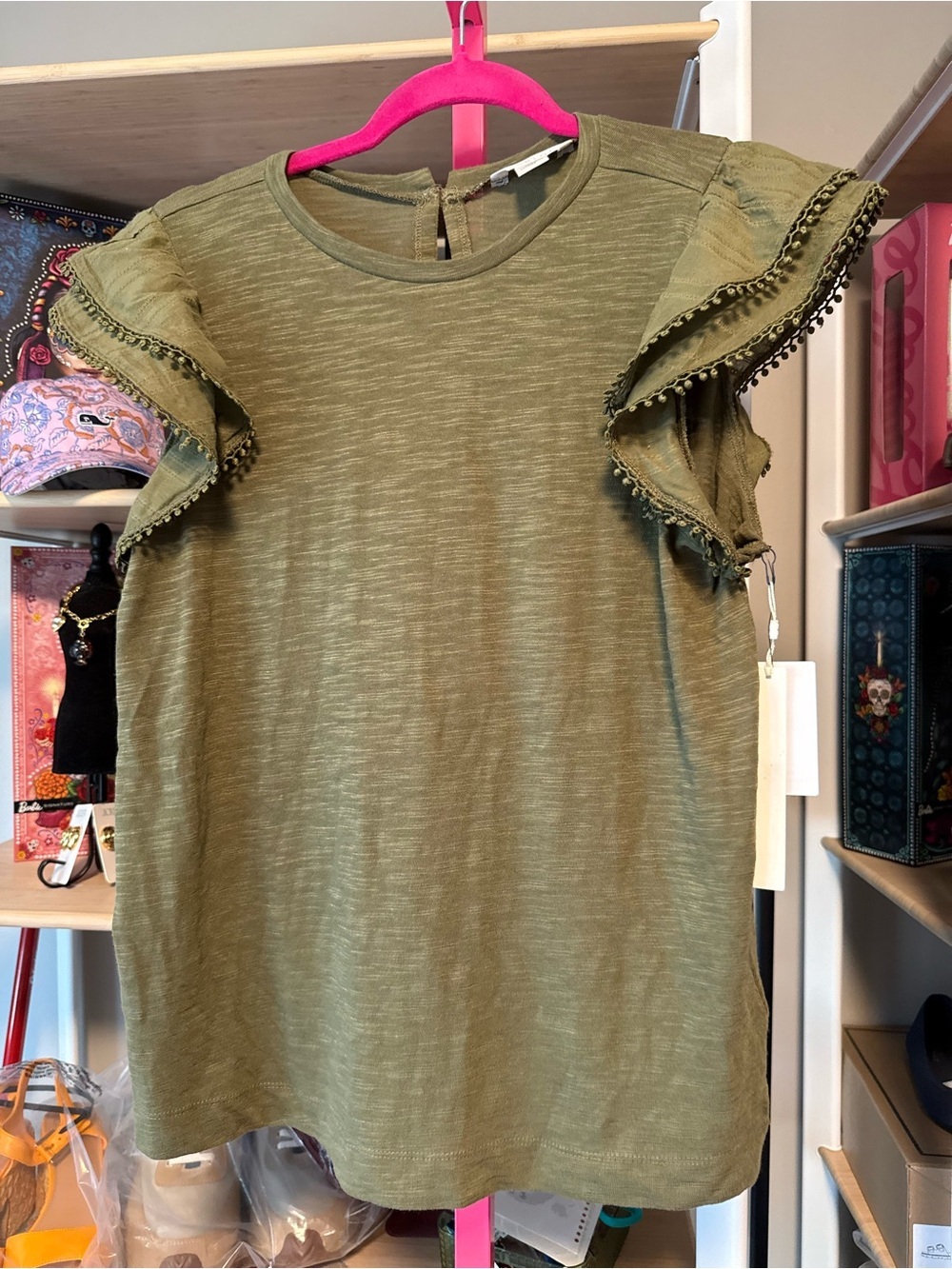 Caslon Flutter Sleeve Top - NWT - Size Medium